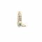 Cowboy Boot Bejeweled Single Stud Earring - 1